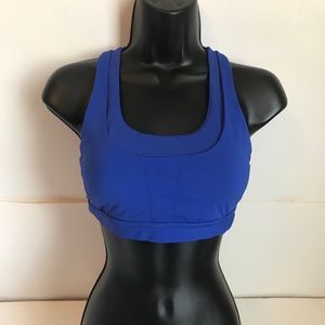 Lululemon Sports Top Bra Light Support C/D Cup Blue Size 6